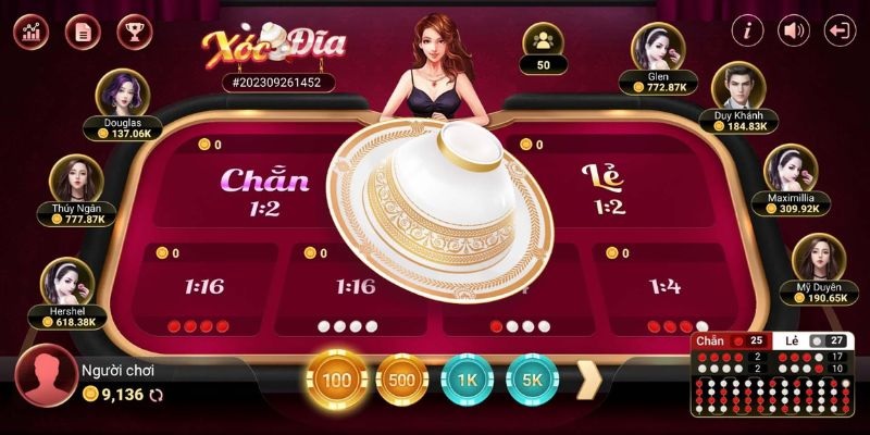 bàn cược xóc đĩa tại 188bet